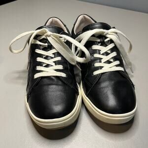 Josef Seibel Caren 01 Sneakers Womens Size 5.5 Black Leather Walking Shoes